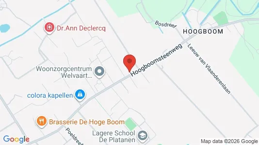 Apartments for rent i Kapellen - kort over placeringen