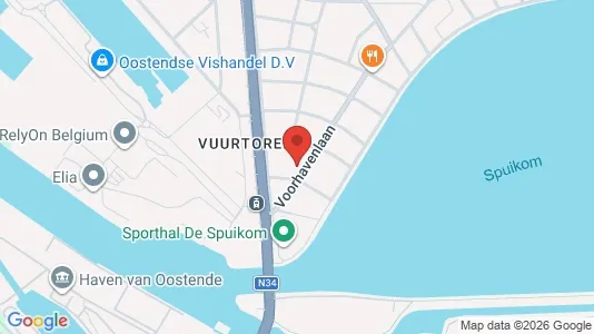 Apartments for rent i Oostende - kort over placeringen