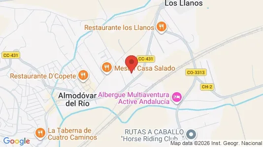 Apartments for rent i Almodóvar del Río - kort over placeringen