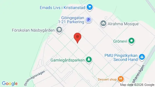Apartments for rent i Kristianstad - kort over placeringen