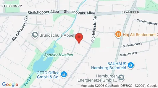 Apartments for rent i Hamburg Wandsbek - kort over placeringen