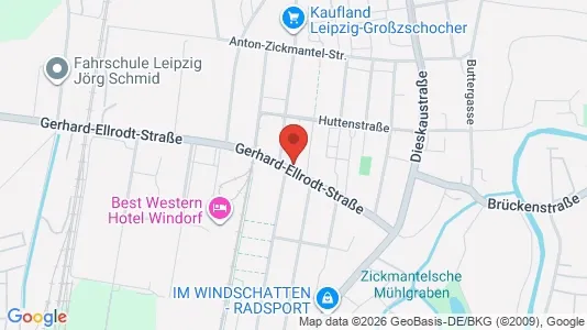 Apartments for rent i Leipzig - kort over placeringen