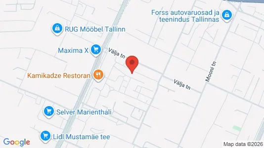 Apartments for rent in Tallinn Kristiine - Photo from Google Street View