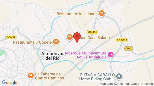 Apartments for rent i Almodóvar del Río - kort over placeringen