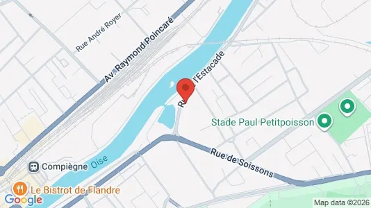 Apartments for rent i Compiègne - kort over placeringen