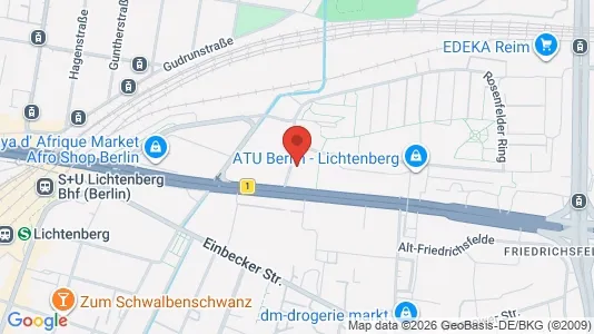 Apartments for rent in Berlin Lichtenberg - Photo from Google Street View