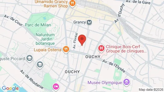 Apartments for rent i Lausanne - kort over placeringen