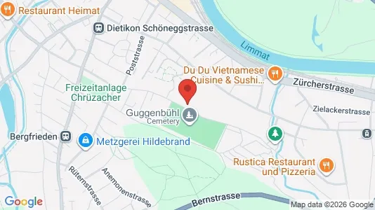 Apartments for rent i Dietikon - kort over placeringen
