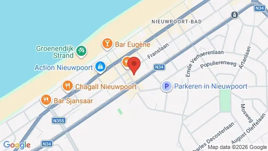Apartments for rent i Nieuwpoort - kort over placeringen