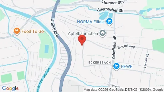 Apartments for rent in Zwickau - Photo from Google Street View