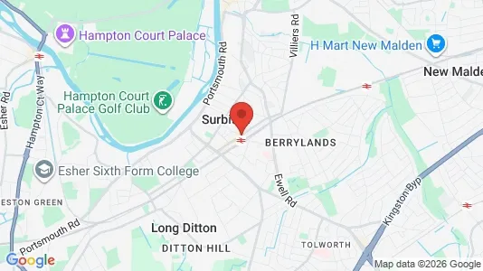 Houses for rent in Surbiton - Surrey - Photo from Google Street View