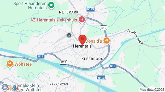 Apartments for rent i Herentals - kort over placeringen