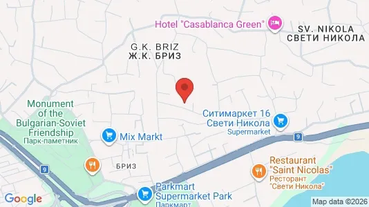 Apartments for rent in Varna Primorski - Photo from Google Street View