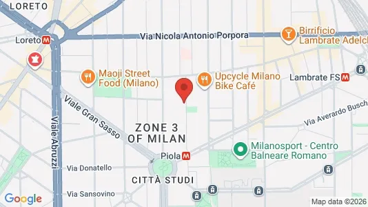 Rooms for rent i Milano Zona 3 - Porta Venezia, Città Studi, Lambrate - kort over placeringen