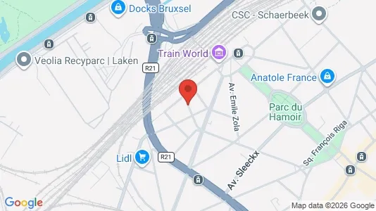 Apartments for rent in Brussels Schaarbeek - Photo from Google Street View