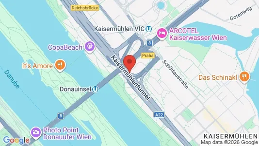 Apartments for rent i Vienna Donaustadt - kort over placeringen