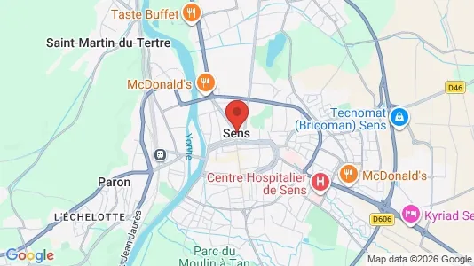 Apartments for rent in Sens - Photo from Google Street View