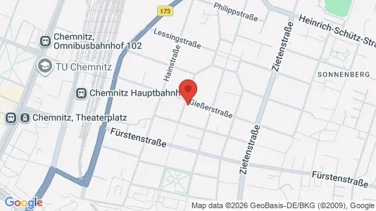 Apartments for rent in Chemnitz - Photo from Google Street View