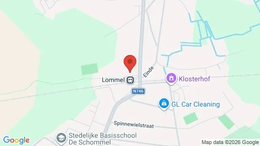 Apartments for rent i Lommel - kort over placeringen