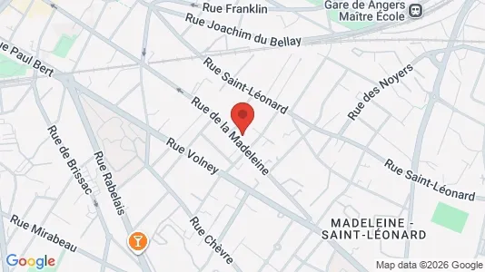 Apartments for rent in Angers - Photo from Google Street View