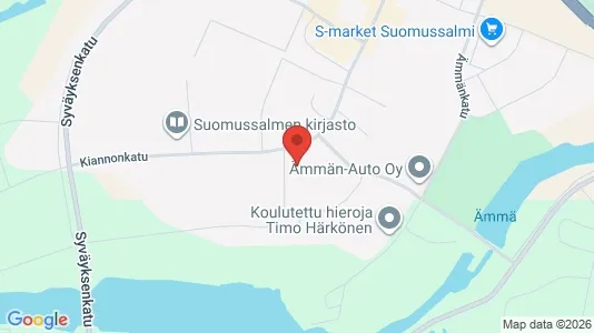 Apartments for rent i Suomussalmi - kort over placeringen