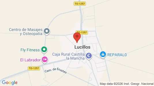Apartments for rent i Lucillos - kort over placeringen