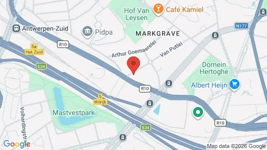Apartments for rent i Stad Antwerp - kort over placeringen