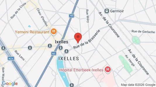Apartments for rent in Brussels Elsene - Photo from Google Street View