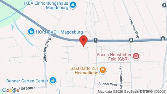 Apartments for rent i Magdeburg - kort over placeringen