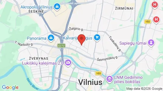 Apartments for rent in Vilnius Šnipiškės - Photo from Google Street View