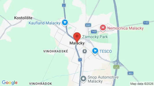 Apartments for rent in Malacky - Photo from Google Street View