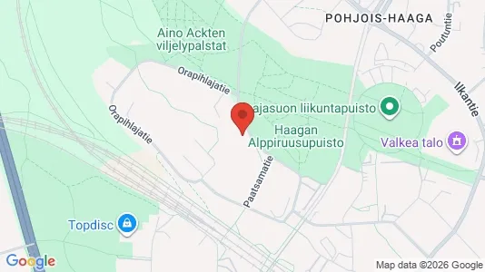 Apartments for rent i Helsinki Läntinen - kort over placeringen