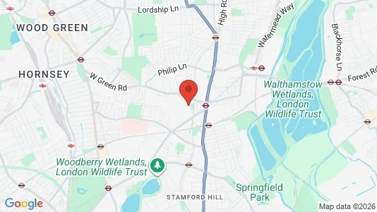 Apartments for rent i London N15 - kort over placeringen