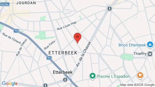Apartments for rent in Brussels Etterbeek - Photo from Google Street View