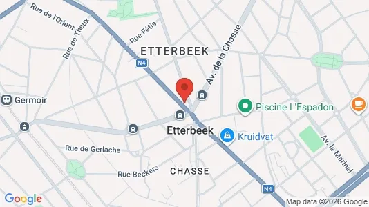 Apartments for rent in Brussels Etterbeek - Photo from Google Street View