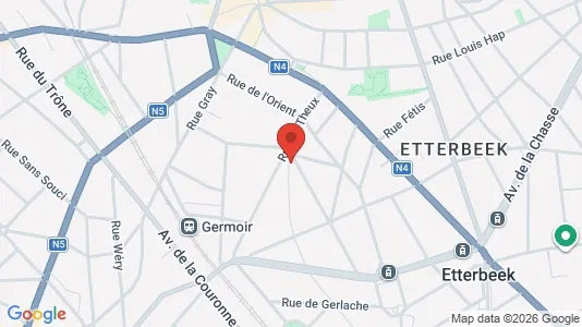 Apartments for rent in Brussels Etterbeek - Photo from Google Street View