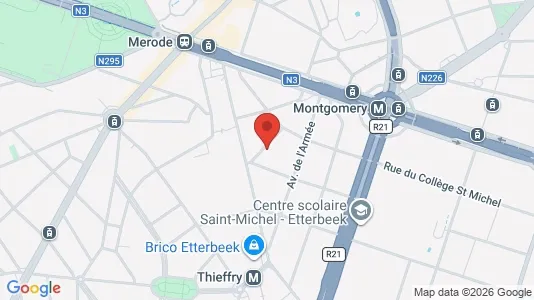 Apartments for rent in Brussels Etterbeek - Photo from Google Street View