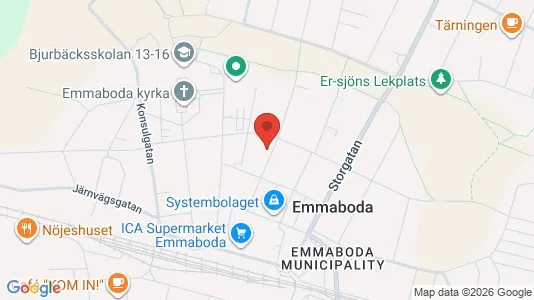 Apartments for rent in Emmaboda - Photo from Google Street View