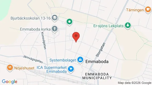 Apartments for rent in Emmaboda - Photo from Google Street View