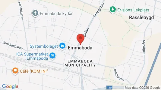 Apartments for rent in Emmaboda - Photo from Google Street View