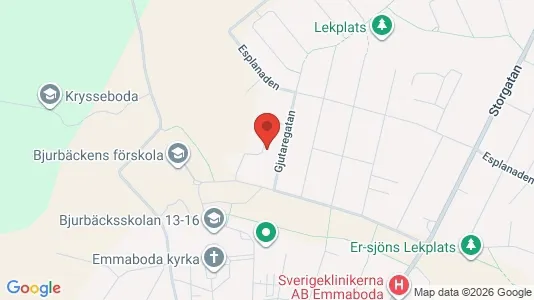 Apartments for rent in Emmaboda - Photo from Google Street View