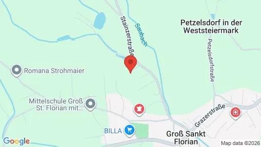 Apartments for rent i Groß Sankt Florian - kort over placeringen
