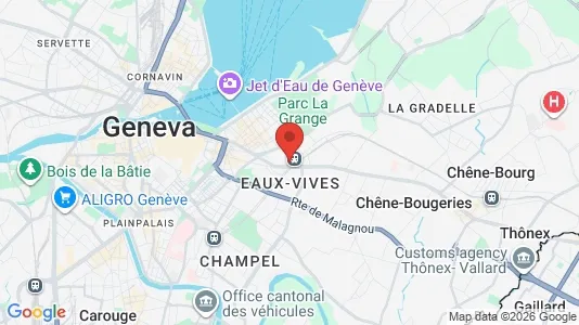 Apartments for rent in Geneva EAUX-VIVES - Photo from Google Street View