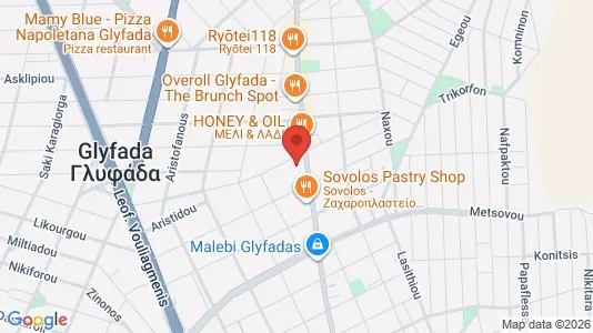 Apartments for rent i Glyfada - kort over placeringen