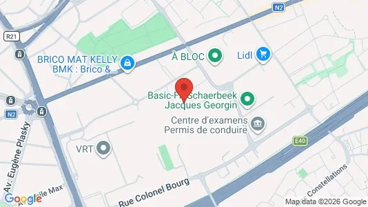 Apartments for rent in Brussels Schaarbeek - Photo from Google Street View