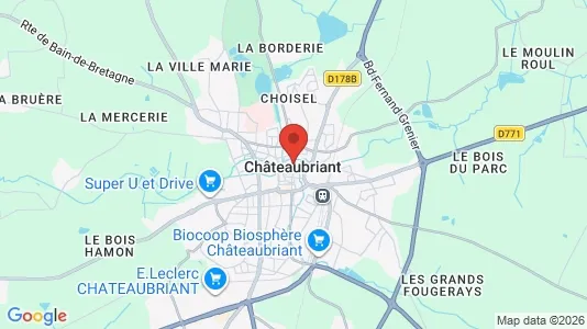 Apartments for rent in Châteaubriant-Ancenis - Photo from Google Street View