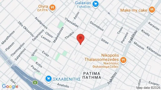 Apartments for rent i Agia Paraskevi - kort over placeringen
