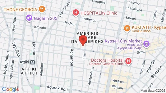 Apartments for rent in Athens Agios Nikolaos - Photo from Google Street View