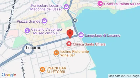 Apartments for rent i Locarno - kort over placeringen