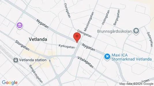 Apartments for rent in Vetlanda - Photo from Google Street View